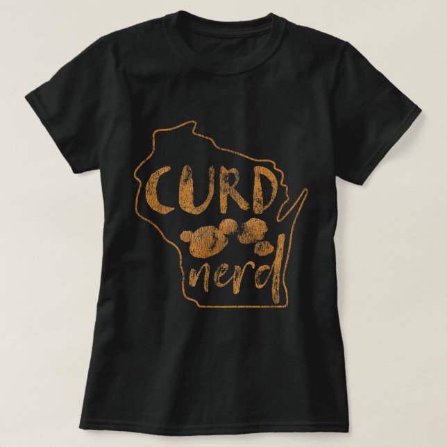 Camiseta Queso de Curd Nerd Squeaky (Diseño del anverso)