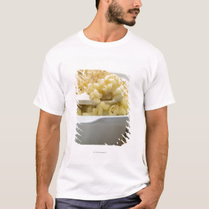 Camiseta Queso de los macarrones en plato de la hornada con