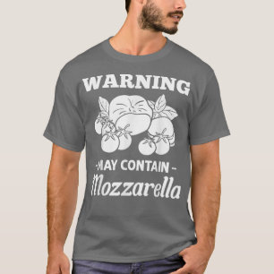 Camiseta Queso de Mozzarella recetas de búfalo italiano fre
