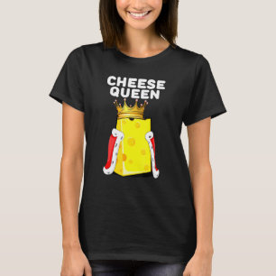 Camiseta Queso de reina de queso femenino
