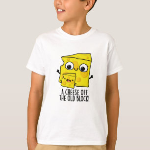 Camiseta Queso Del Antiguo Bloque Gracioso Bollo De Comida