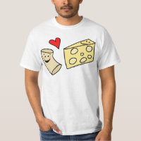 Queso del corazón del mac, macarrones de la