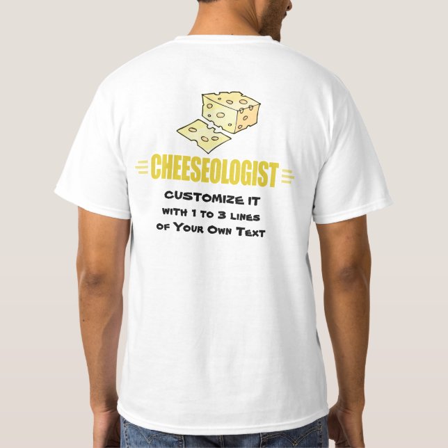 Camiseta Queso Divertido (Reverso)