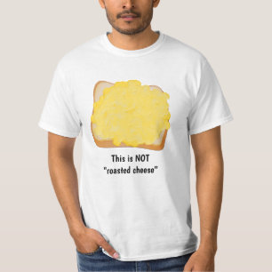 Camiseta Queso fundido en tostada - aperitivo a la parrilla