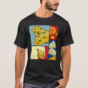 Camiseta Queso Gouda Snack Foodie Cheddar Pop Cheese