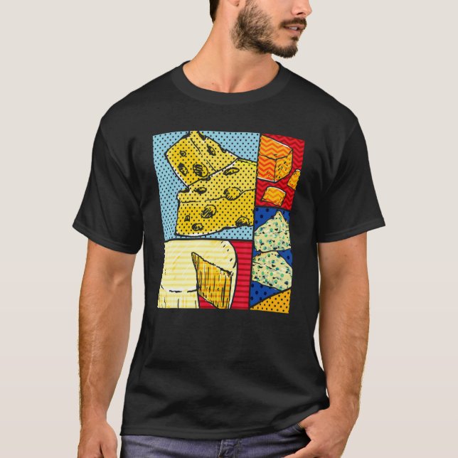 Camiseta Queso Gouda Snack Foodie Cheddar Pop Cheese (Anverso)