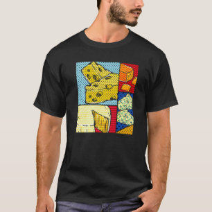 Camiseta Queso Gouda Snack Foodie Cheddar Pop Cheese
