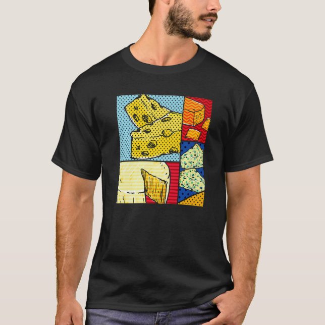 Camiseta Queso Gouda Snack Foodie Cheddar Pop Cheese (Anverso)