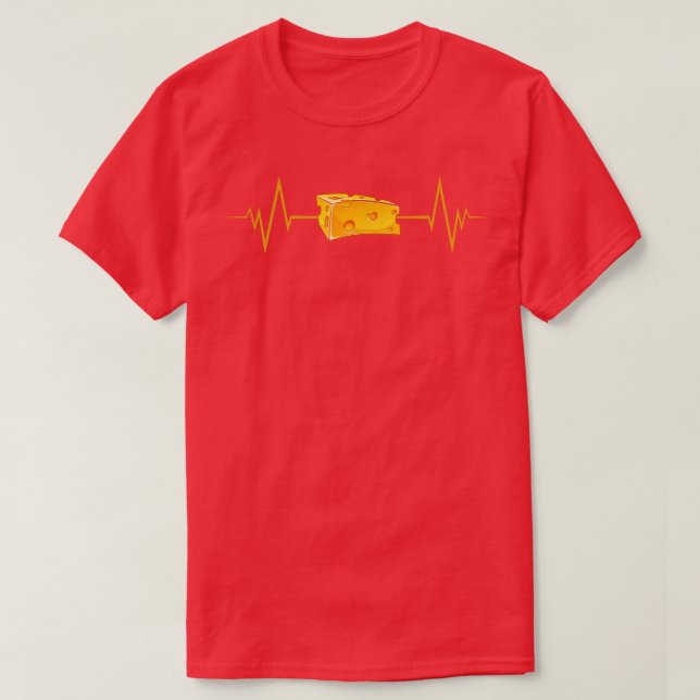 Camiseta Queso gracioso latido Cheese Lover (Diseño del anverso)