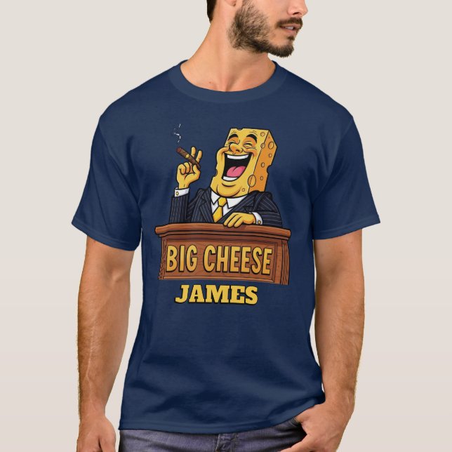 Camiseta Queso Grande Personalizable (Anverso)