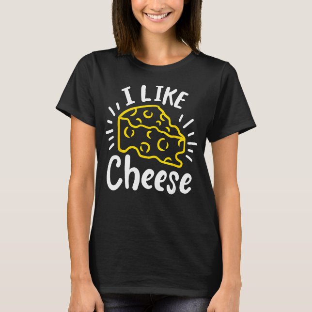 Camiseta Queso Me Gusta El Queso (Anverso)