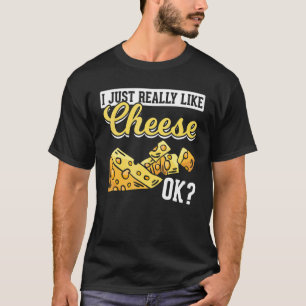 Camiseta Queso Me gusta mucho el queso, está bien Queso