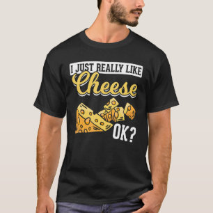 Camiseta Queso Me Gusta Mucho El Queso Ok