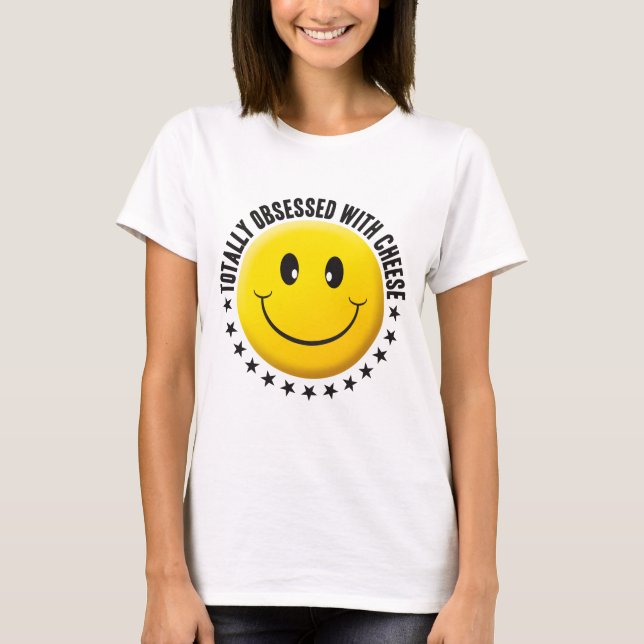 Camiseta Queso obsesionado (Anverso)