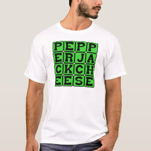 Camiseta Queso Pepper Jack, Queso Picante