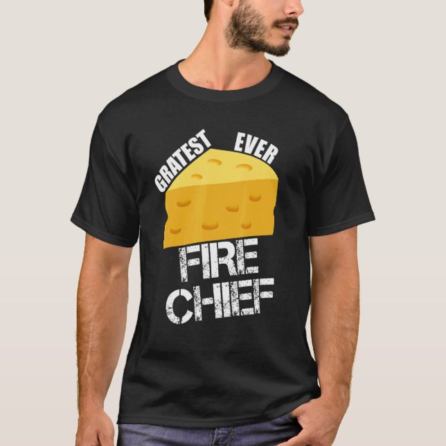 Camiseta Queso Pun, el jefe de bomberos más grande de la hi (Anverso)