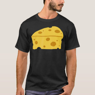 Camiseta Queso suizo me encanta el queso Gouda Cheddar Mozz