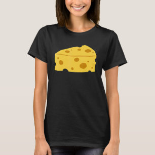 Camiseta Queso suizo me encanta el queso Gouda Cheddar Mozz
