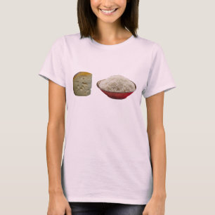 Camiseta queso y arroz