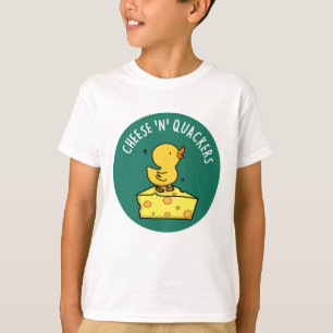 Camiseta Queso Y Quackers Funny Duck Pun