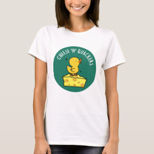 Camiseta Queso Y Quackers Funny Duck Pun