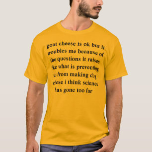 Camiseta quesos alternativos