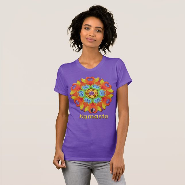 Camiseta Quest Namaste Kaleidoscope (Anverso completo)