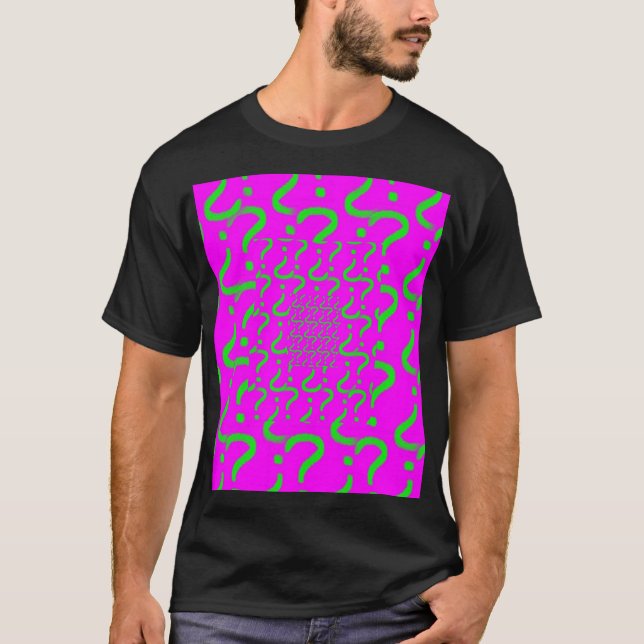 Camiseta Questionmark, Questionmark, Questionmark (Anverso)