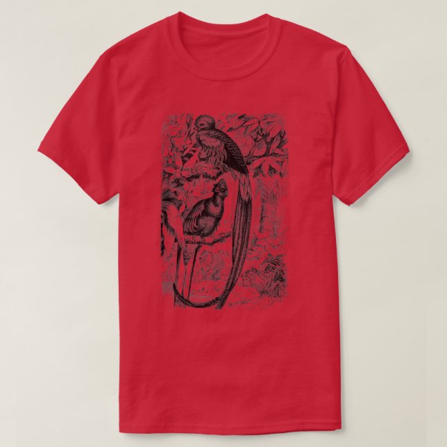 Camiseta Quetzal Birds Print  (Diseño del anverso)