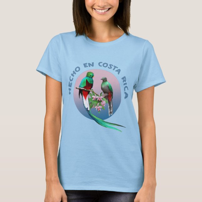 Camiseta Quetzal Love, Hecho en Costa Rica (Anverso)
