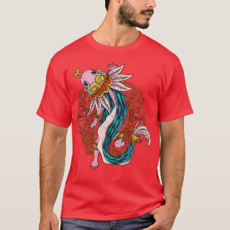 Camiseta Quetzalcoatl Axolotl Antiguo Azteca Serpent Mayo I
