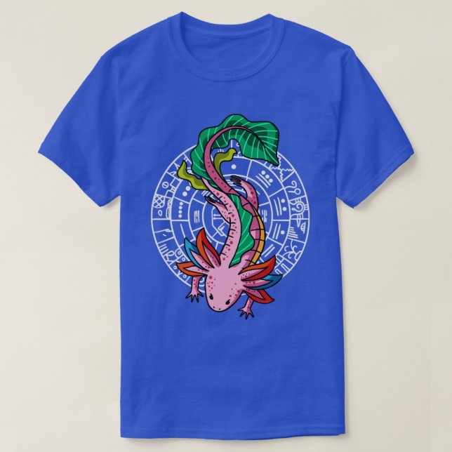 Camiseta Quetzalcoatl Axolotl Antiguo Azteca Serpent Mayo I (Diseño del anverso)