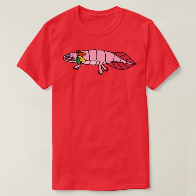 Camiseta Quetzalcoatl Axolotl Tolt Inca (Diseño del anverso)