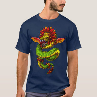 Camiseta Quetzalcoatl Aztec God