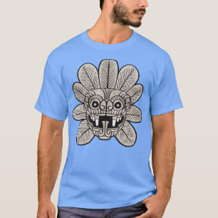 Camiseta Quetzalcoatl Azteca Featheral Inca Maya Serpent
