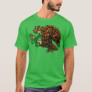 Camiseta Quetzalcoatl Azteca Featherl Serpent Eagle Mayan I