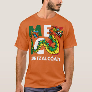 Camiseta Quetzalcoatl Azteca Inca Toltec México Quetza