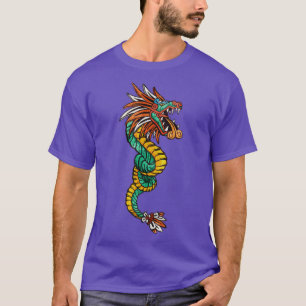 Camiseta Quetzalcoatl Azteca Mayan Feathered Serpent Toltec