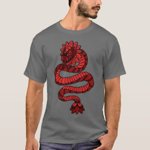 Camiseta Quetzalcoatl Azteca Mayan Feathered Serpent Toltec