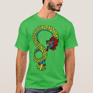 Camiseta Quetzalcoatl Azteca Mayan Feathered Serpent Toltec