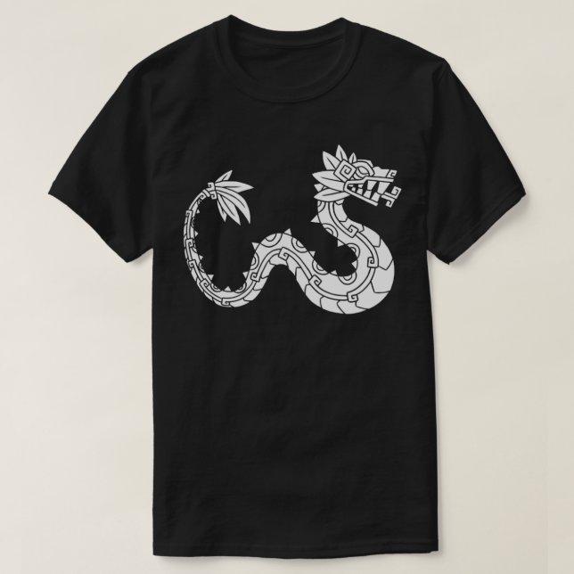 Camiseta Quetzalcoatl Azteca Mayan Feathered Serpent Toltec (Diseño del anverso)