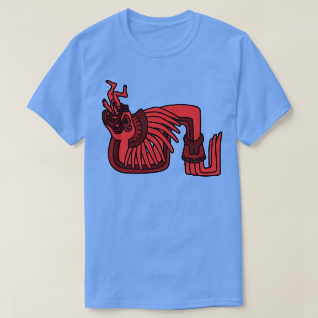 Camiseta Quetzalcoatl Azteca Mayan Feathered Serpent Toltec (Diseño del anverso)