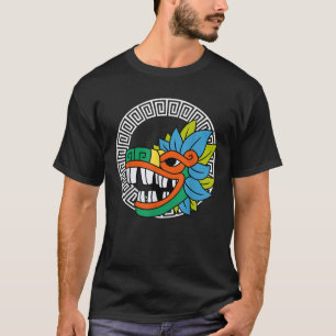 Camiseta Quetzalcoatl Serpiente Emplumada Azteca Maya Inca