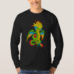 Camiseta Quetzalcoatra Serpiente Azteca Dios Mitología Anti