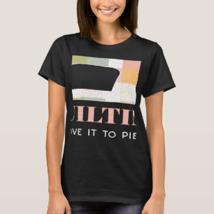 Camiseta Qui de trama de tela de la máquina de coser del te