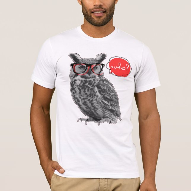 Camiseta ¿quién? (Anverso)