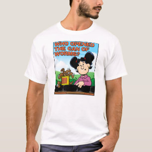 Camiseta Quién abrió la poder de gusanos