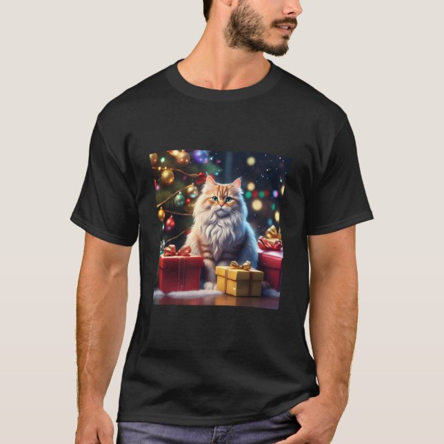 Camiseta ¿Quién abrirá mis regalos de Navidad? (Anverso)