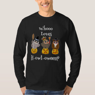 Camiseta Quien Ama Disfraz De Búho Howl A Ween Adorable Hal