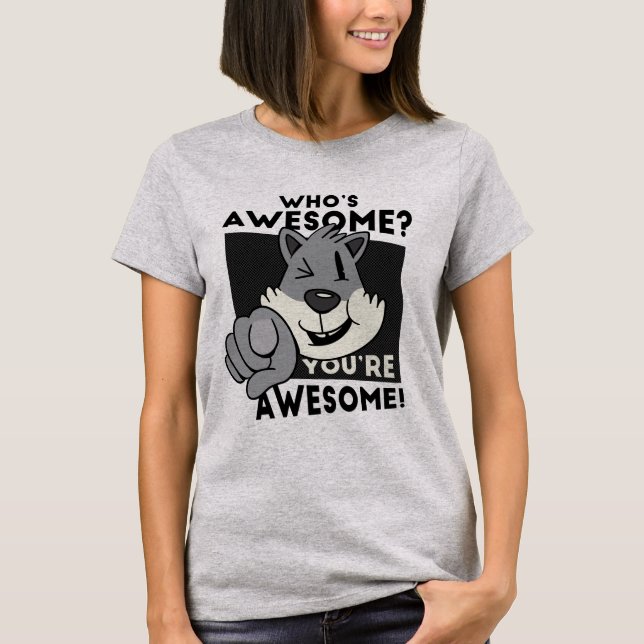 Camiseta Quién asombroso (Anverso)
